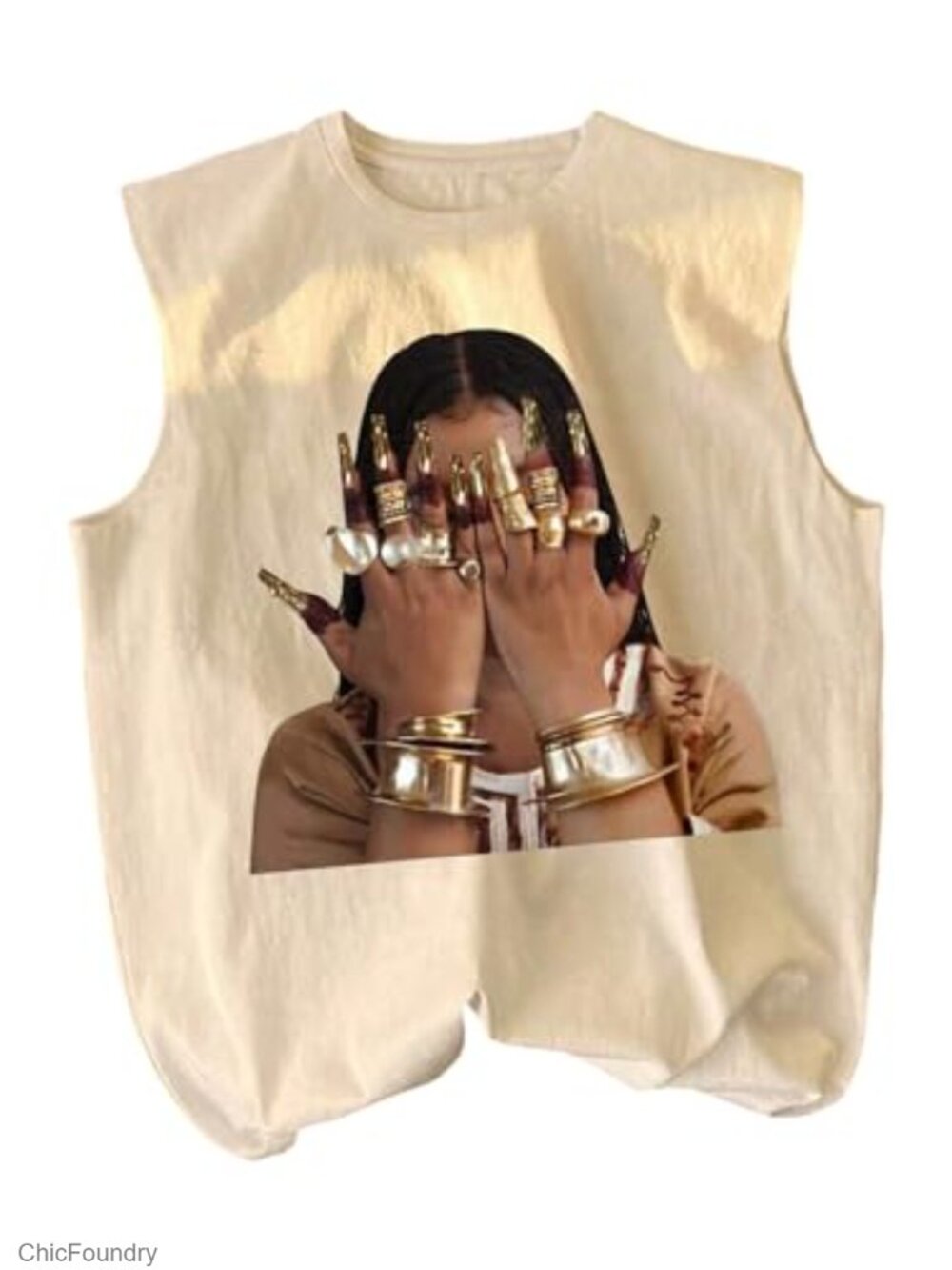 Men's Retro Graphic Tank Top Hippie Y2K Streetwear Vintage